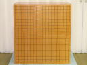 日本産本榧柾目六寸碁盤/盤覆 再生品(K323)